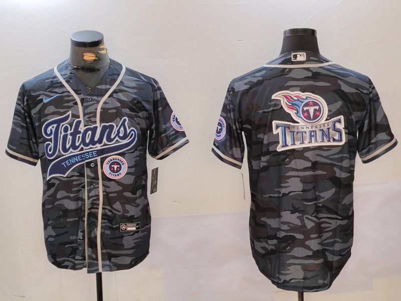 Men Tennessee Titans Blank Camo Joint Name 2024 Nike Limited NFL Jersey style 3->tennessee titans->NFL Jersey